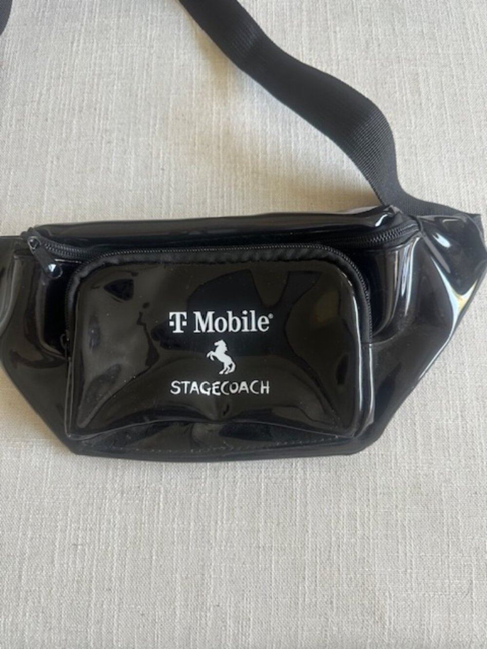 Stagecoach Music Festival T-Mobile Crossbody Bag Black Patent Leather